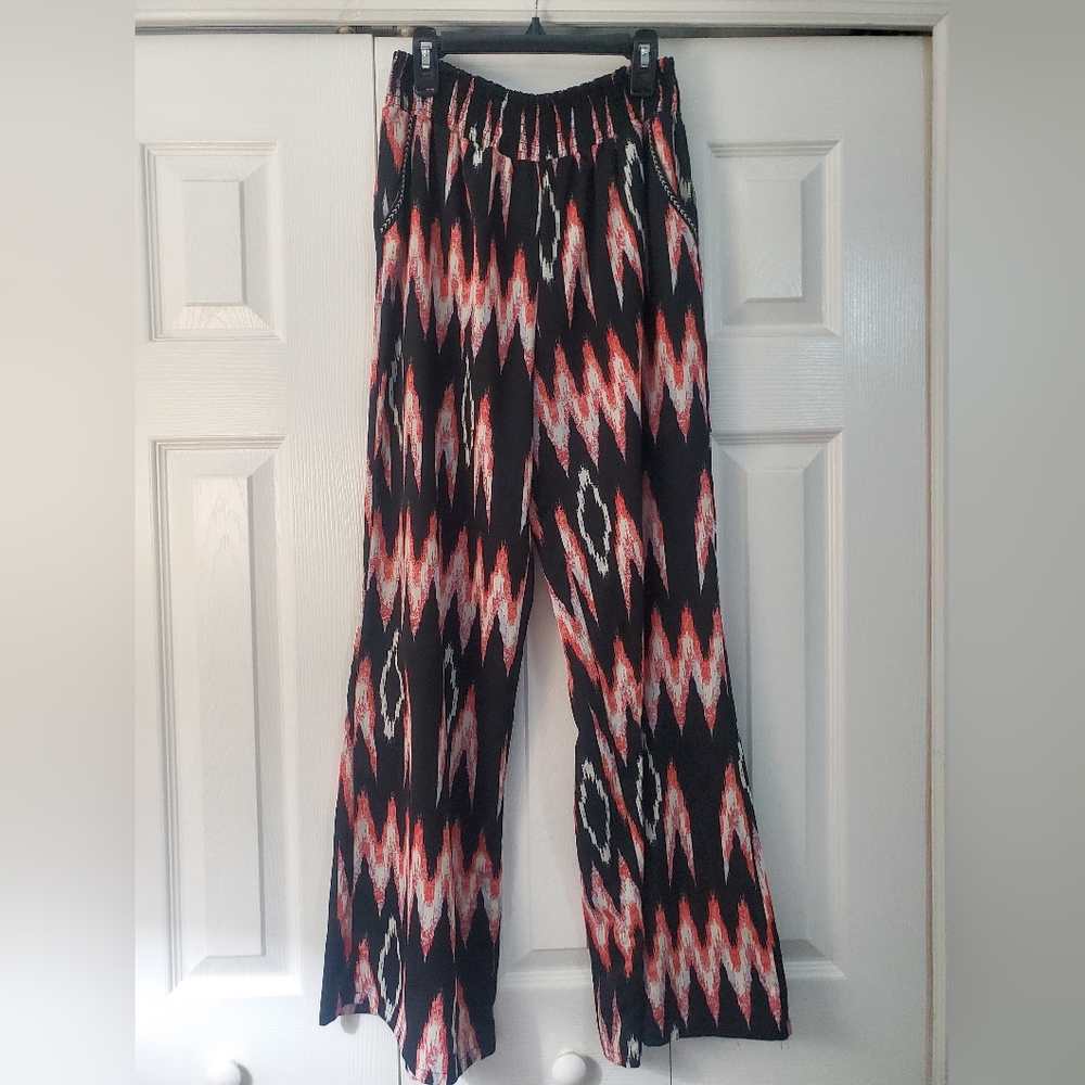 Colorful Palazzo Style Pants. Super comfortable and easy to style!
